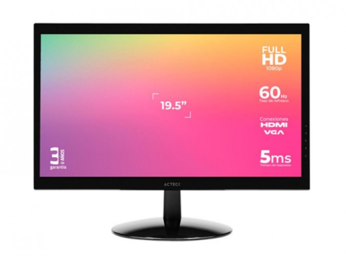 AOC E2070SWHN - Monitor de pantalla plana LED / Tamano de 20 pulgadas /  Entrada de video HDMI / VGA/ Resolucion 1600 x 900 / Brillo 200 CD / M2